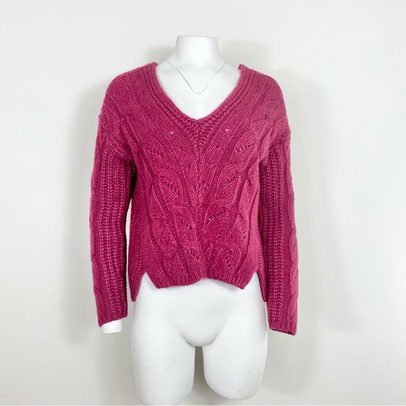 ANTHROPOLOGIE RAMONA CABLE KNIT SWEATER - Picture 2 of 10